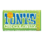 Tonys Chocolonely slavery free ethical fair-trade dark chocolate almond sea salt bar vegan