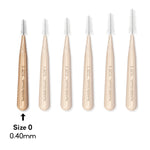 The Humble Co. sustainable bamboo interdental brush 6 pack