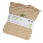 Organic cotton mesh reusable plastic free eco-friendly produce bag. Large 34x38cm.