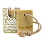 Agnes and Cat plastic free natural soap on a rope moroccan roll