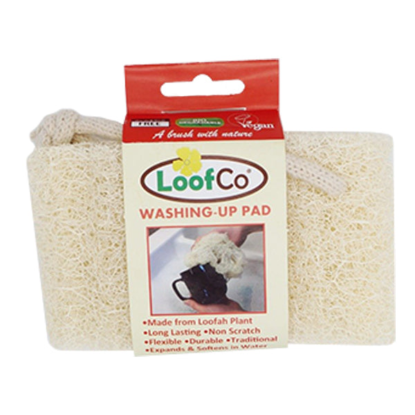 Loofco plastic free eco friendly loofah washing up pad