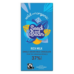 Seed & Bean Rich Milk Chocolate Bar (37%) (Fair trade & Organic)