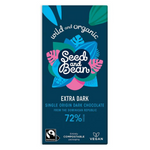 Seed & Bean Extra Dark Chocolate Bar (85g) (Fair trade, Vegan Friendly & Organic)