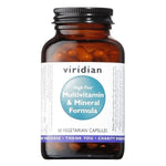 viridian high five multivitamin and mineral formula 60 capsules vegan vitamin
